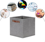 DULLEMELO 11x11 Cube Collapsible Fabric Storage Bins - Image 5