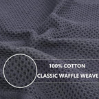 Homaxy 100% Cotton Waffle Weave Kitchen Dish Towels, Ultra Soft Absorbent Quick - Image 2
