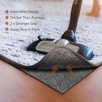 Felt Rug Pad, 5 x 8 Ft Rubber Non-Slip Rug Pad Gripper, Keep Rugs Secure and in - Image 5