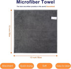 KinHwa Kitchen Washcloths for Dishes Absorbent Microfiber Dish Cloths Quick Dry - Image 2