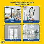 Zep Foaming Glass Cleaner - 19 oz ZUFGC19 - Streak-Free Professional Grade - Image 5
