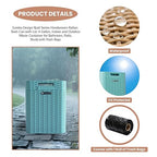 Ypati Handwoven Rattan Trash Can - Image 3
