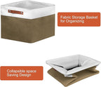 11in Open Fabric Storage Basket - Image 6