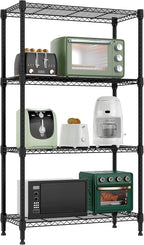 1000 lbs 4 Tier Shelf Metal Storage Shelves Wire Rack Closet Organizers by MEIGAOPLASTICANDMETALHKCOLIMITED