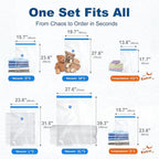 HOUSE DAY 18 Pack Vacuum Storage Bags - Image 5