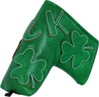 Golf Headcovers Golf Club Head Covers Four Leaf Clover Good Luck Charm - Image 3
