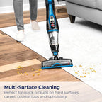 Bissell, 3061 Featherweight Cordless Stick Vacuum, Self-Standing, Electric Blue - Image 5