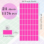 YSHIHE Colored Label Stickers, Rectangular Color Coding Stickers 1.57 x 0.75 - Image 2