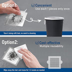 Disposable Hair Catcher Shower Drain Mesh Stickers, Hair Catchers - Image 3