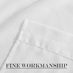 NICETOWN Faux Linen French Door Curtain 72 Inch Length Farmhouse Window - Image 6