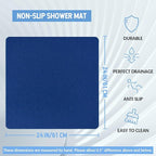 Non-Slip Bathtub Mat, Anti Slip Shower Mat, Fast Drying Bathtub Mats, Foot - Image 2