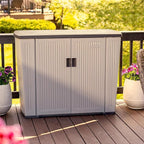 Suncast Outdoor Storage Shed for Patio and Garden, Backyard Oasis, 130 Gallon - Image 7