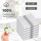 WHITEWRAP Kitchen Dish Towels for Kitchen, Highly Absorbent for Drying and - Image 5