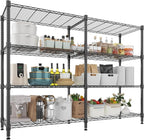 Himimi 4-Tier Adjustable Metal Shelving by Himimi