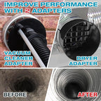 Sealegend 47-Pieces 33-Feet Dryer Vent Cleaner Kit, Dryer Cleaning Tools - Image 3