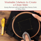 Fabric Markers for Sewing – Ergonomic Tailors Chalk Pen - Image 5