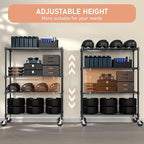 Industrial Metal 4 Tier Shelving - Image 6