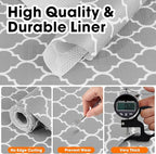Shelf Liner for Kitchen Cabinets Non-Adhesive 12in X 10FT Cabinet Liners for - Image 5