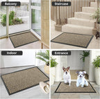 Yimobra Large Door Mat 36x24, All-Weather Waterproof Non-Slip Welcome Matt - Image 9