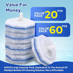 Cecailin® 60pcs Disposable Toilet Brush. Bathroom Cleaning. Disposable Bowl - Image 4
