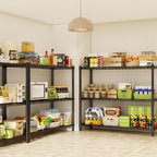 Storage Shelves, 3-Tier Adjustable Metal Industrial Utility Shelf Rack - Image 6
