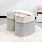 Storage Baskets for Clothes Fabric Cotton Rope Storage Basket - Image 3