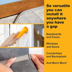 InstaTrim The Original Flexible Trim - 50ft Grey 3/4" Wide Caulk Tape - - Image 5
