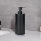 Matte Black Conditioner Dispenser Luxurious Refillable Pump Bottle - Image 8