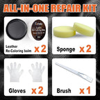 Black Leather Repair Kit, Leather Dye - Image 2
