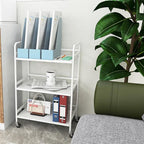 HDANI 3 Tier Rolling Cart Shelves, Heavy Duty Multifunctional Metal - Image 2