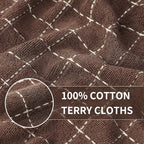 Homaxy 100% Cotton Terry Kitchen Dish Cloths, Ultra Soft and Absorbent Dish - Image 2