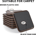 Yelanon Square Furniture Sliders – 16 PCS 3.5" Floor Protectors - Image 4
