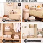 Storage Baskets for Shelves, Woven Storage Basket, Bins for Cube Storage - Image 5