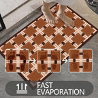 Ultra Thin Door Mat Indoor Entrance, 1/10 in Thin Door Mats - Image 6