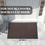 Yimobra Extra Large Door Mat Outside Entrance 60x32, Waterproof Heavy Duty - Image 2