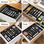 Extra Large Expandable Silverware Organizer, BPA-Free Food-Safe Cutlery - Image 8