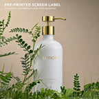 Glass Soap Dispenser Set by Janxin, Bathroom Soap Dispenser Set - Image 3