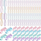 Patelai 48 Pcs Handle Grip Nail Brush Bulk Colorful Nail Scrubber Cleaner by Patelai