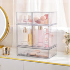 Vtopmart Stackable Storage Drawers Set of 4, Laundry Room Organization - Image 2