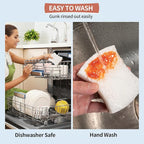 HOMERHYME Natural Dish Sponge 24 Pack, Non-Scratch Scrub Sponge, Eco - Image 6