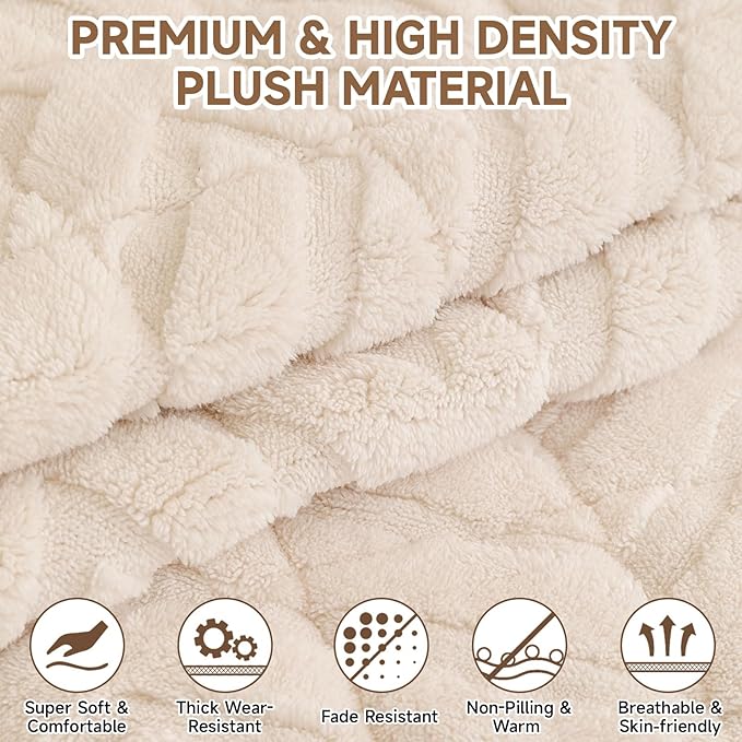 OTOB All Season Couch Cover for Dogs Washable, Non Slip Fuzzy Plush Pet Couch - Image 3