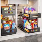 Under Sink Organizer, 2 Tier Under Sink Organizers and Storage, Adjustable by MIXESHOP