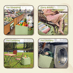 Heavy Duty Rolling Cart for Stairs：Collapsible Utility Crate - Image 7
