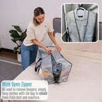 VENO 6 Pack Moving Bags Plastic Storage Totes Clothes Organization Large W - Image 2
