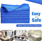 Tanlade Microfiber Cleaning Cloth 6"x6" Cleaning Rags Reasonable Kitchen Towels - Image 4