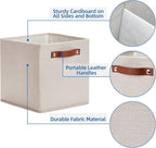 Temary 11x11 Storage Cubes Fabric Storage Cubes Storage Bins - Image 3