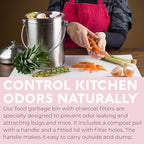 EPICA Countertop Compost Bin Kitchen | 1.3 Gallon | Odorless Composting Bin - Image 4