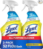 Lysol All Purpose Cleaner Spray, Kitchen & Bathroom Cleaner, Lemon Breeze Scent by Lysol