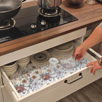 Floral Drawer Shelf Liners, 16IN x 10FT Non Adhesive and Strong Non-Slip - Image 5