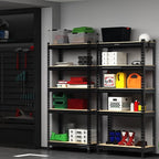 PrimeZone Storage Shelves 5 Packs 5 Tier Adjustable Garage Storage Shelving - Image 9